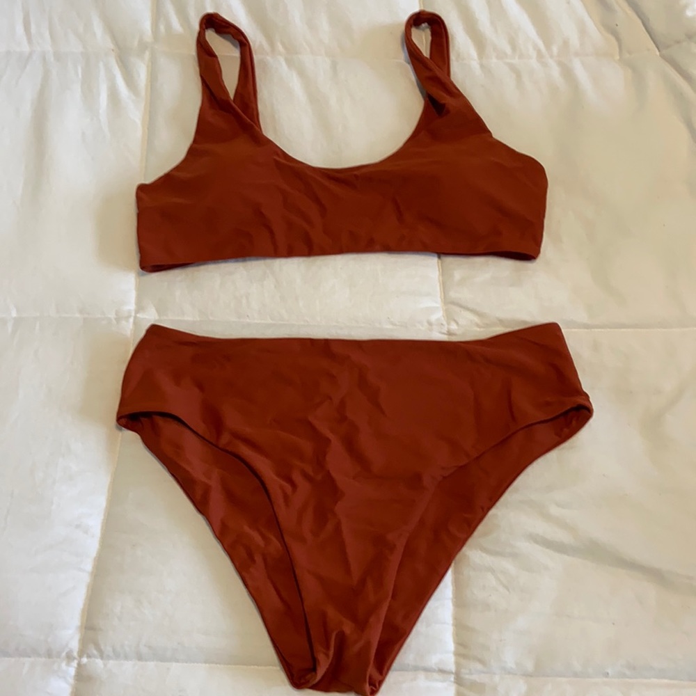 High waisted 2 pc